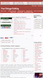 Mobile Screenshot of freevintageknitting.com